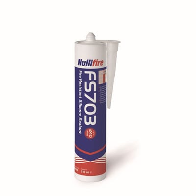 NULLIFIRE Silikondichtstoff FS 703 Feuerwiderstandsfähig 1-Komponentig weiß 310ml