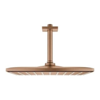 Grohe Kopfbrause Rainshower Mono 310 Cube Deckenausl 14,2cm, warm sunset gebürstet