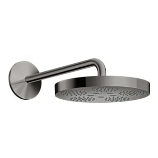 hansgrohe Kopfbrause Axor One m Brausearm, 1jet, polished black chrome