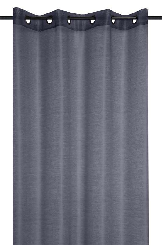 Vorhang Linwood 140x260 Anthrazit Glänzend