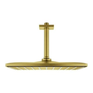 Grohe Kopfbrause Rainshower Mono 310 Cube Deckenausl 14,2cm, C sunrise gebürstet