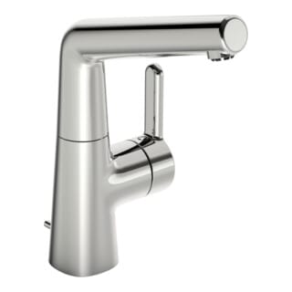 Hansa Waschtisch-Einhebelmischer HANSADESIGNO Style ND, He stl, m Gar, Ausl. 151mm, chr