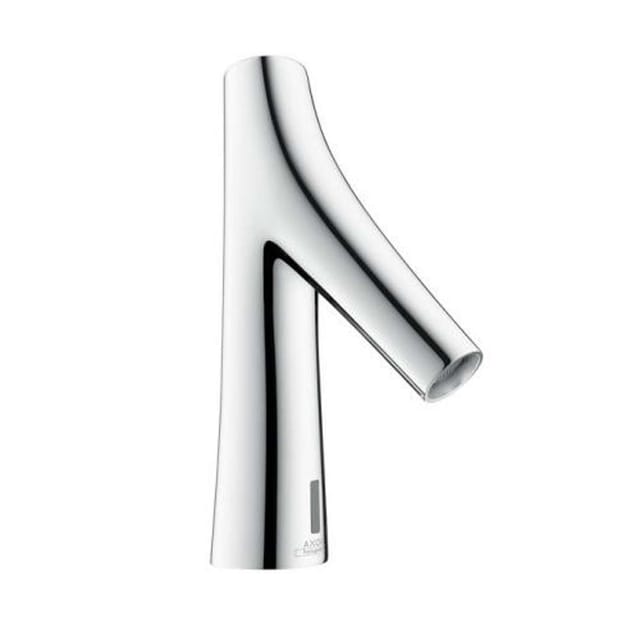 hansgrohe Elektronischer Waschtischmischer Axor Starck Organic m Temp.-Voreinst., Netzanschluss, chrom