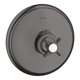 hansgrohe Fertigmontageset Axor Montreux UP-THM, m Kreuz, brushed black chrome