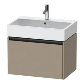 Duravit Waschtischunterschrank Ketho.2 68,4x46cm, leinen, 1 Auszug, wandhängend
