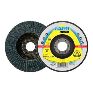 Klingspor SMT 626 Schleifmopteller, 180 x 22,23 mm Korn 36 gewölbt