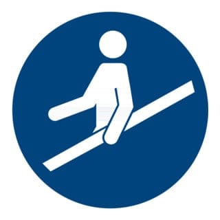 Gebotszeichen Handlauf benutzen, Typ: 04200