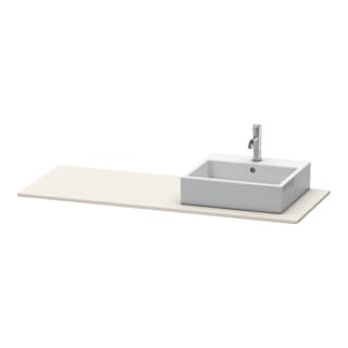 Duravit Konsole XSquare 140x55x1,6cm, m 1 AS, AS re, Tau matt