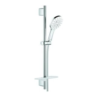 Grohe Brausestangenset Rainshower SmartActive 130 m Begr. 9,5 l/m, Stg 60cm, 3 S-Art., m w