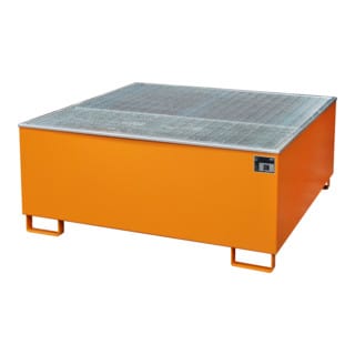 Bauer Südlohn Auffangwanne AW 1000/PE, lackiert, Gelborange