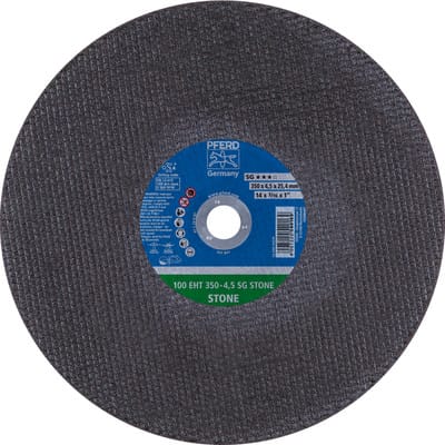 PFERD TOOLS Trennscheibe Trennschleifer EHT 350x4,5x25,4 mm SG STONE für Stein (100 m/s)