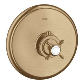 hansgrohe Fertigmontageset Axor Montreux UP-THM, mit Kreuzgriff, brushed bronze