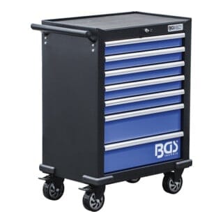 BGS Werkstattwagen 7 Schubladen leer Obere Platte belastbar bis 40 kg