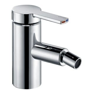 Keuco Bidet-Einhebelmischer Plan blue verchromt, mit Ablaufgarnitur