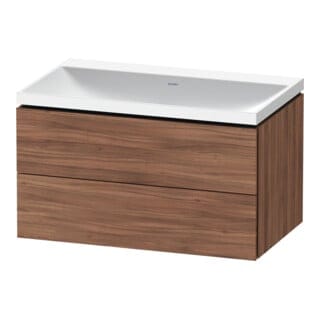Duravit Möbel-Set L-Cube 80x48x48cm, o HL, Nussb Nat, 2 Schub.