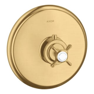 hansgrohe Fertigmontageset Axor Montreux UP-THM, m Kreuzgriff, brushed gold optic