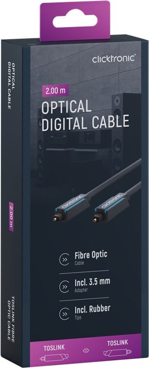 Clicktronic Opto-Kabel-Set 2m 70368