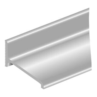 ELLEN Wasserschenkel ALD-A z. schr. Alu silber L5000, Sh. 21, Ausl. 35