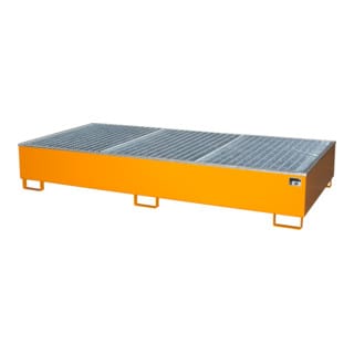 Bauer Südlohn Auffangwanne AW 1000-2/PE, lackiert, Gelborange