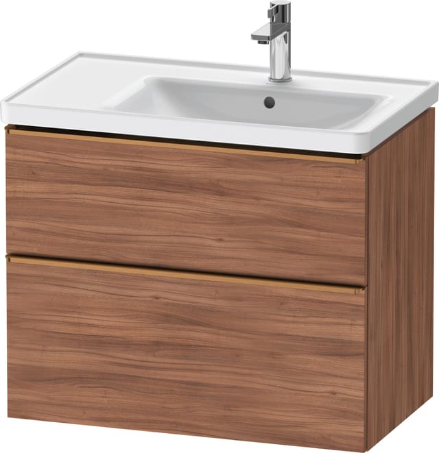 Duravit Waschtischunterschrank D-Neo 78,4x45,2cm, 1 Kast, B R, b geb/Nu Nat