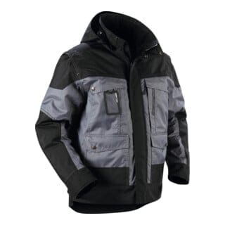 Blakläder Winterjacke, grau / schwarz, Unisex-Größe: 2XL