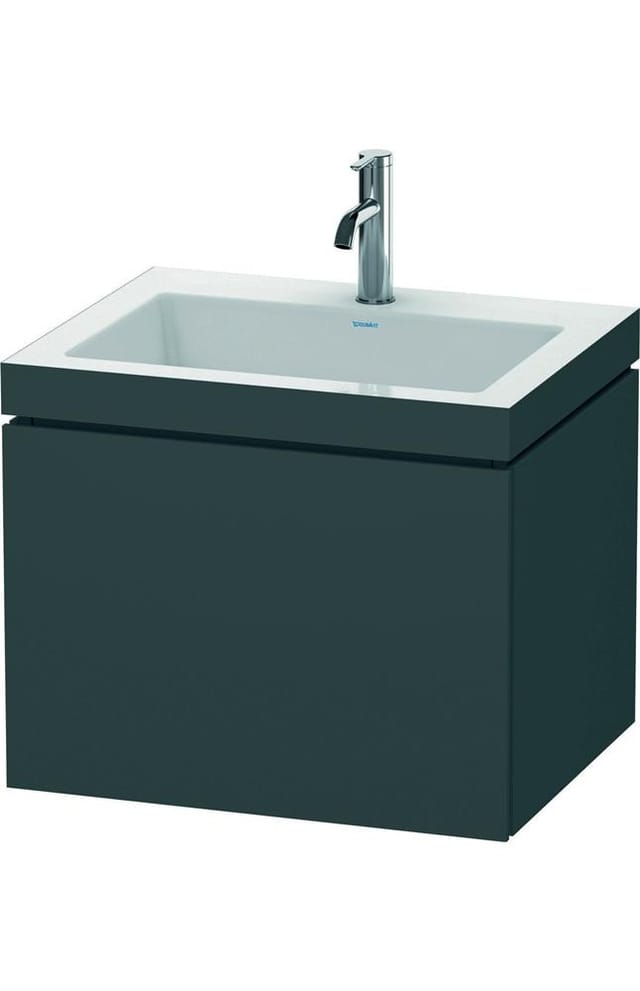 Duravit Waschtischunterschrank c-bonded L-Cube 60x48cm, o HL, bas. ma, 1 Ausz., wandhängend