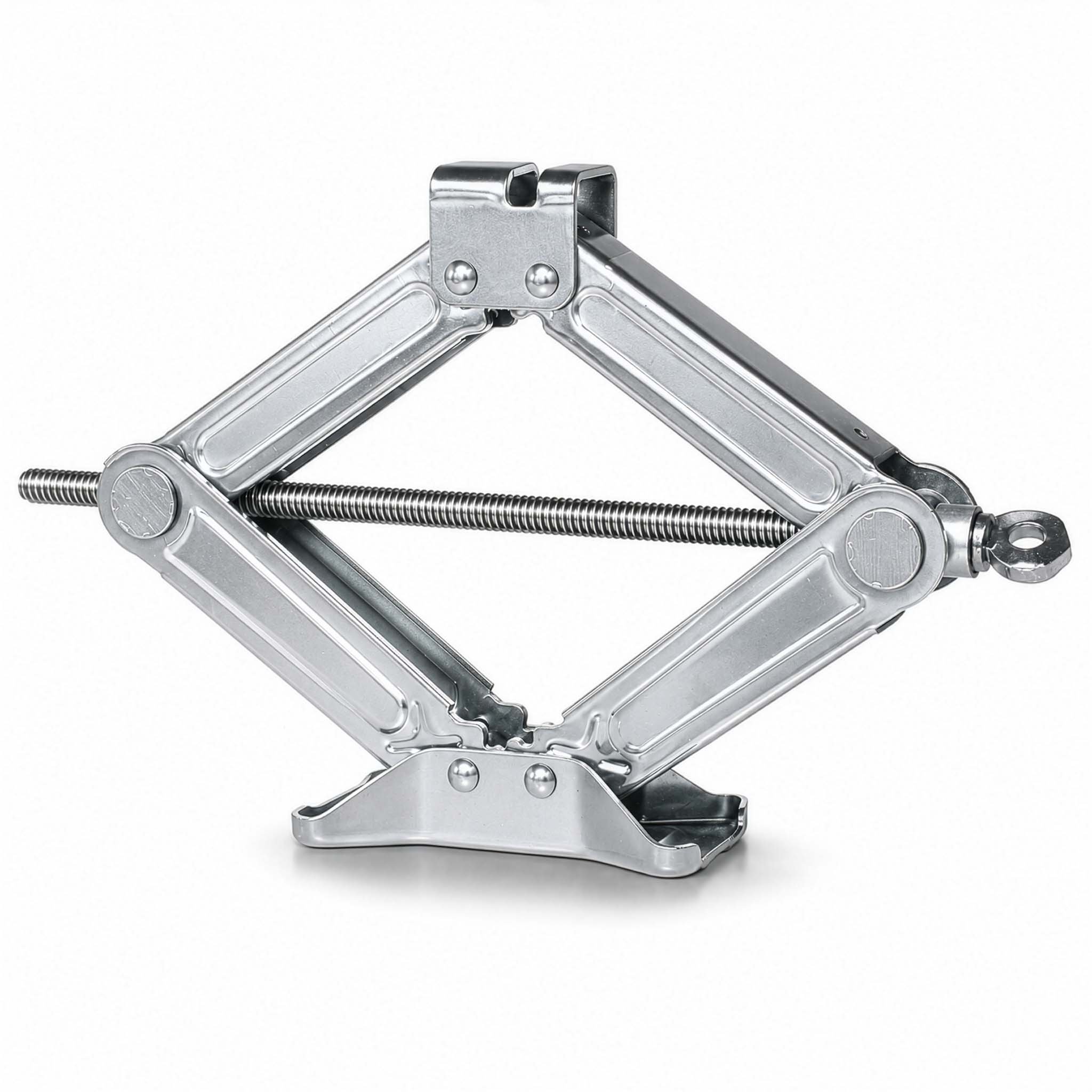 Wiltec Scherenwagenheber Mit 1 T Traglast, Wagenheber Aus Stahl Mit Hubhöhe 90–315 Mm Für Pkw Und Offroad