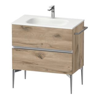 Duravit Waschtischunterschrank wandhängend Sivida 81x59,2x47,7cm, 2 Schub., E Marm, G chr