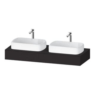 Duravit Konsole Qatego 140x55x17cm, gra m, 2 A., Beck. beids.