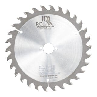 Roll Hartmetallsägeblatt 180mmx22,23mm für Parkettsäge RO-4