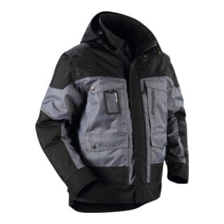 Blakläder Winterjacke, grau / schwarz, Unisex-Größe: M