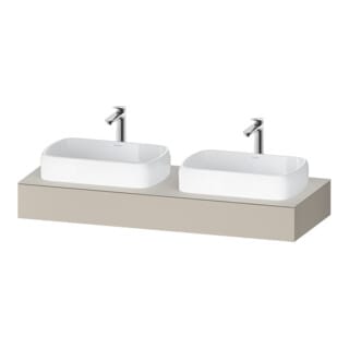 Duravit Konsole Qatego 140x55x17cm, T m, 2 A., Beck. beids.