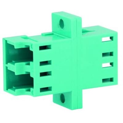 Telegärtner LC-Duplex Kupplung Flansch blau Keramikhülse 100007147