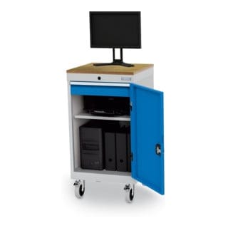 Bedrunka+Hirth Computerschrank mobil BxTxH 530x500x1000 mm