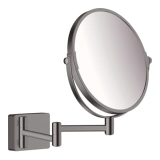 hansgrohe Rasierspiegel AddStoris Wandmontage, brushed black chrome