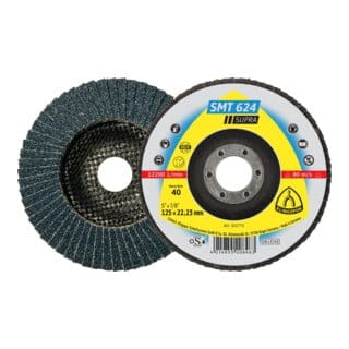 Klingspor SMT 624 Schleifmopteller, 125 x 22,23 mm Korn 60 gewölbt