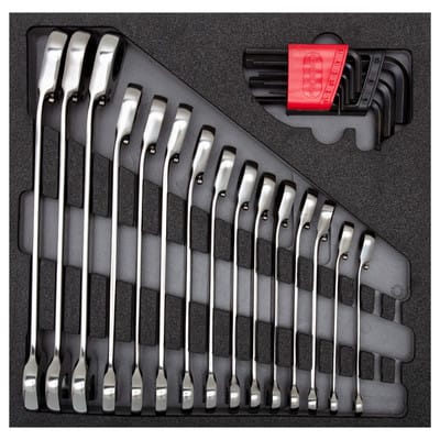 Gedore R22250001 Schraubenschlüsselsatz 4/6 CT-Modul 24-teilig