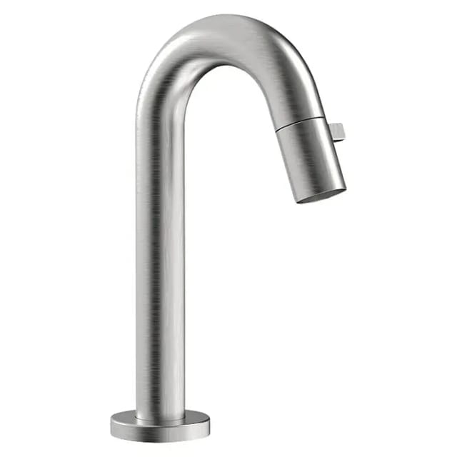 Hansa WT-Standventil HANSANOVA Style o. Abl.garn, Ausladung 94mm, edelstahl