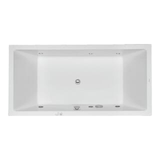 Duravit Whirlwanne Starck 180x90cm, EB-Version, 2 RS, we., Jet-Sys