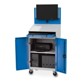Bedrunka+Hirth Computerschrank T500 mobil BxTxH 680x500x1610 mm