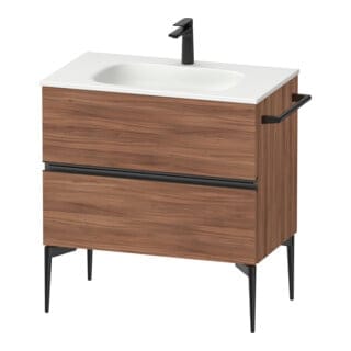 Duravit Waschtischunterschrank wandhängend Sivida 81x59,2x47,7cm, 2 Schub., N Nat, Gr. sw