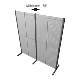 Kappes Mittelstütze 180° anthrazitgrau