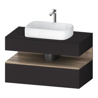 Duravit Waschtischunterschrank Qatego 100x55x60cm, E Ma/Gra m, Pl, Nischenb