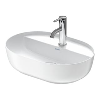 Duravit Aufsatzwaschtisch Luv 50x35cm, gs, m HL, o. ÜL, m HLB, we/we