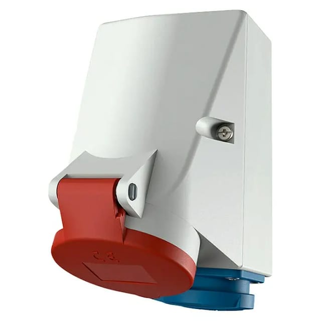 Mennekes Wanddose 16A, 5p, 6h, 400V, IP44 1649