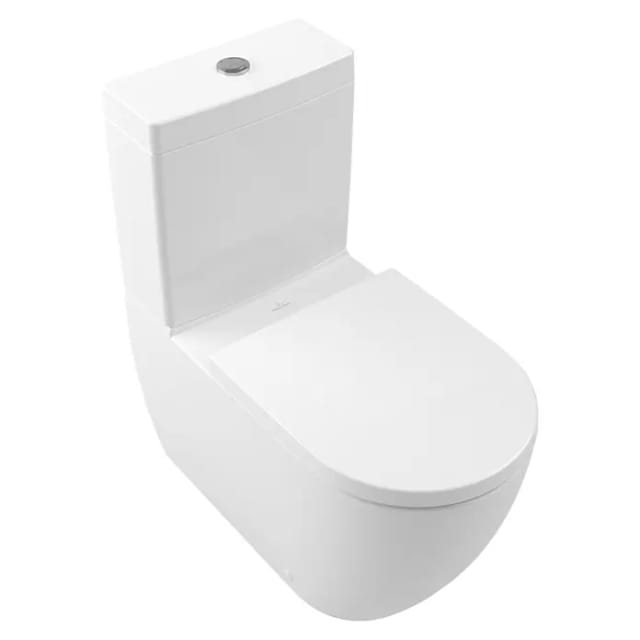 V&B Stand-WC-Kombi. TwFl Subway 3.0 37x71cm, spülrandlos, weiß
