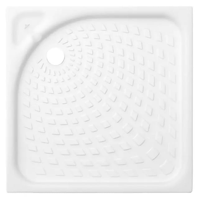V&B Duschwanne O.NOVO 80x80x6,5cm, weiß