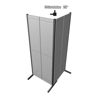 Kappes Mittelstütze 90° anthrazitgrau