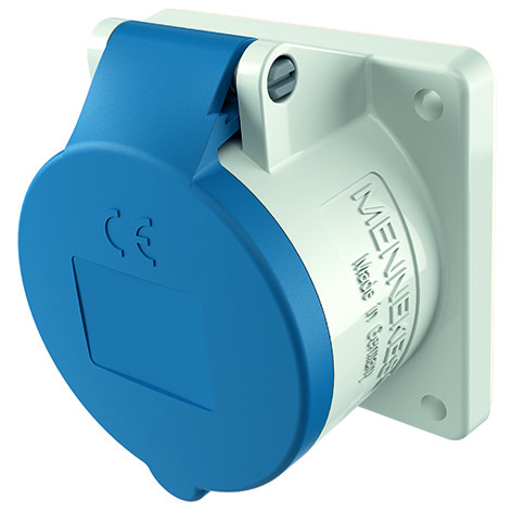 Mennekes Anbaudose TwinContact 16A, 3p, 6h, 230V, IP44 1668