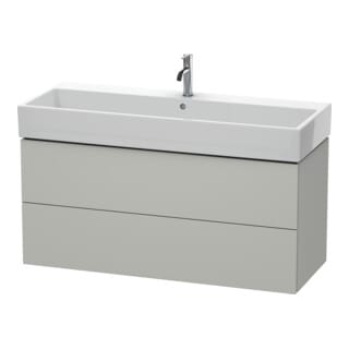 Duravit Waschtischunterschrank L-Cube 118,4x 45,9cm, bg ma, 2 Schub., wandhängend